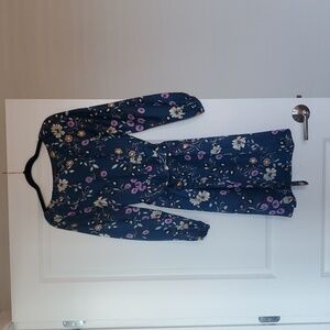 Ann Taylor Belted Floral Dress